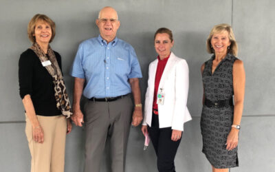 Scribner visits namesake office