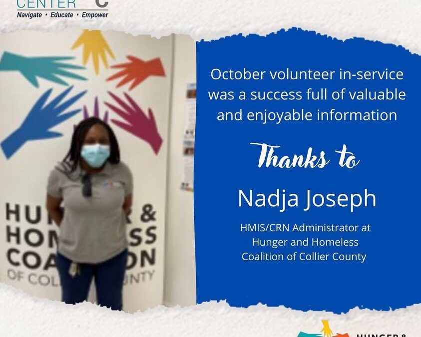 October’s Volunteer Training